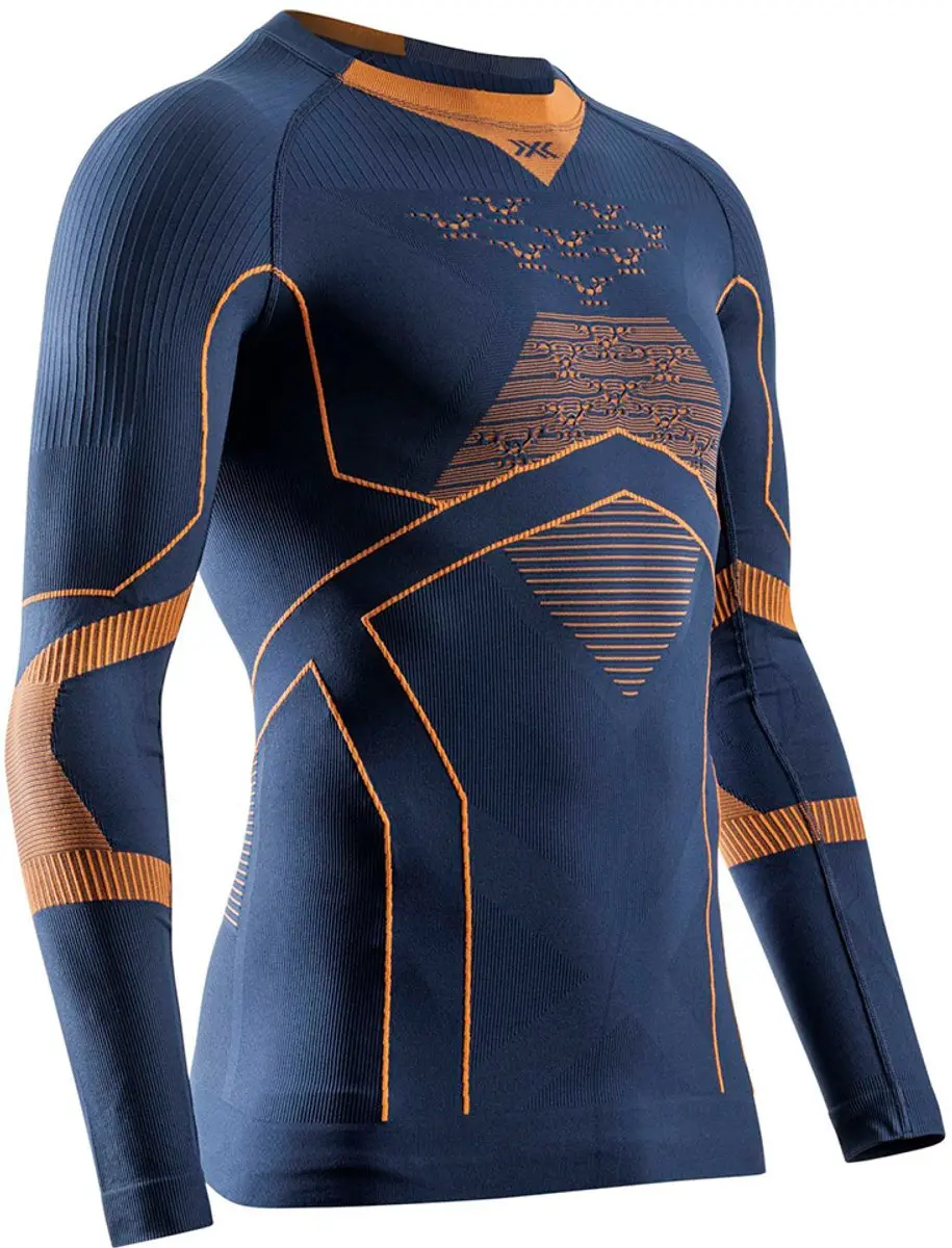 X-Bionic Energy Accumulator Light Lange Mouwen - L - Marine/Orange