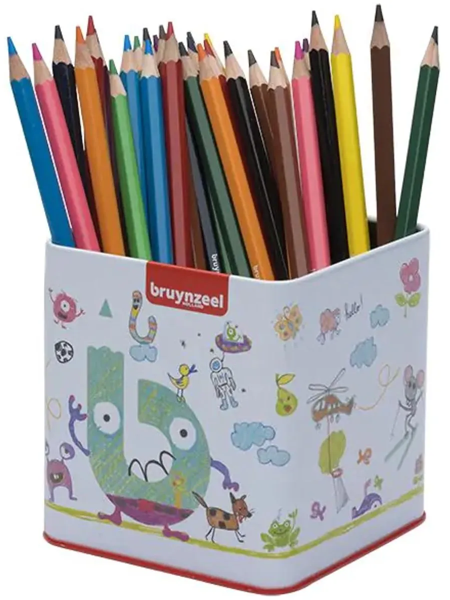 BRUYNZEEL Kleurpotloden Set 60 Stuks - Multicolor