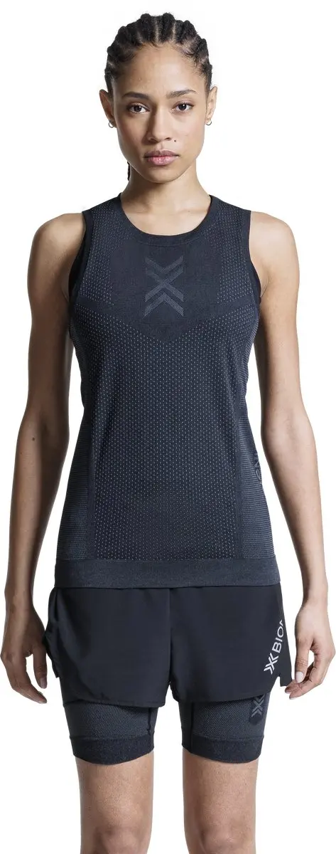 X-Bionic Xceed Run Tanktop - S - Verse perzik/Stoffige roos