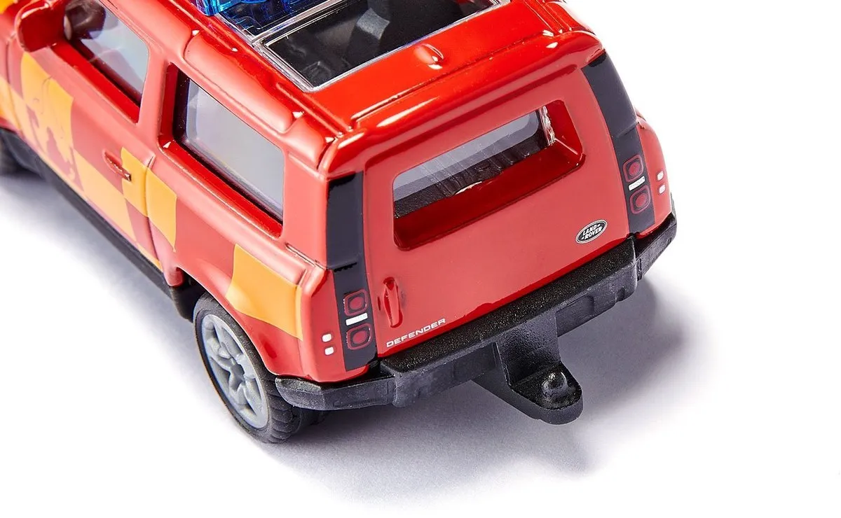 SIKU 1568 Land Rover Defender Brandweer Blauw