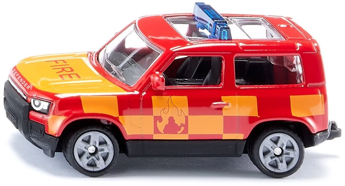SIKU 1568 Land Rover Defender Brandweer Blauw