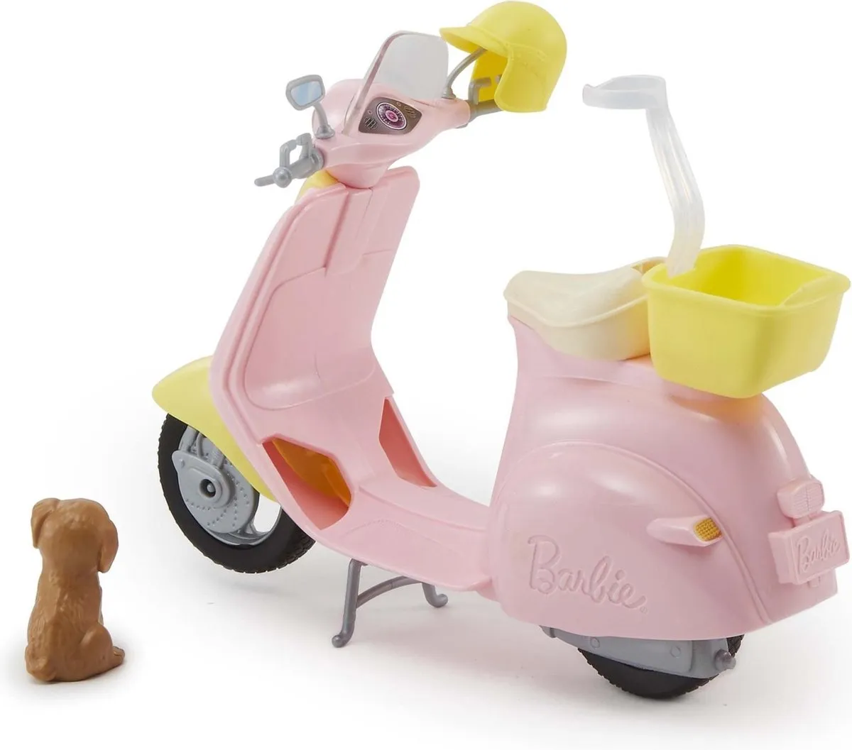 Barbie Scooter met Hondje FRP56 - Meerkleurig
