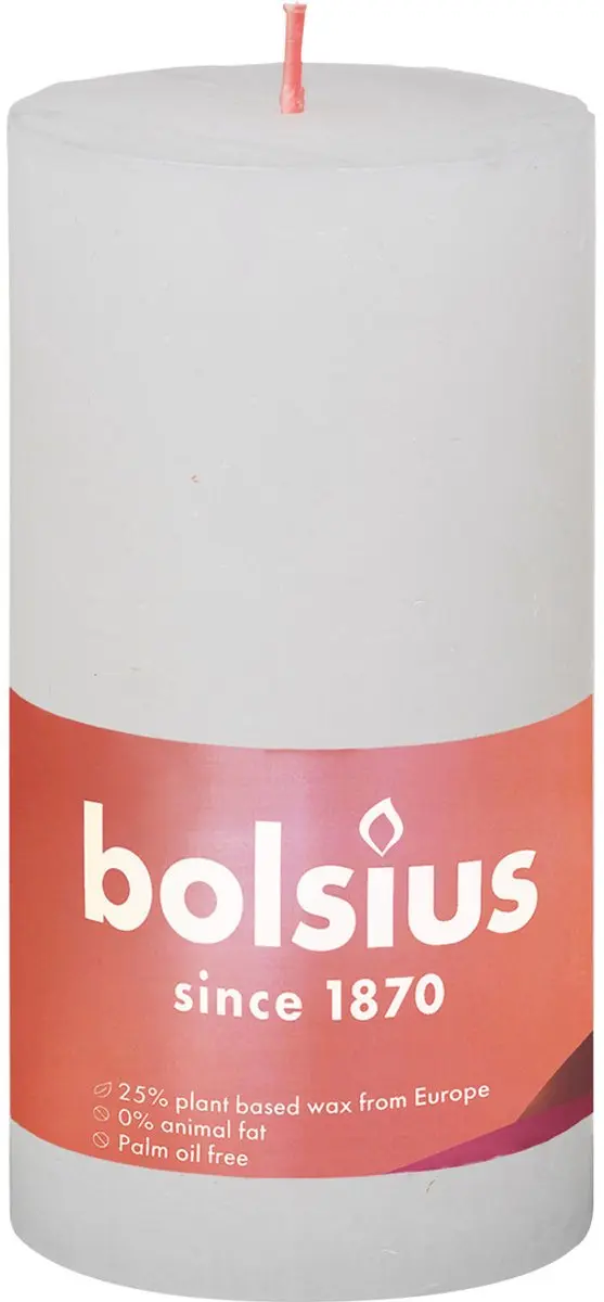 Bolsius Stompkaars Wit 13cm