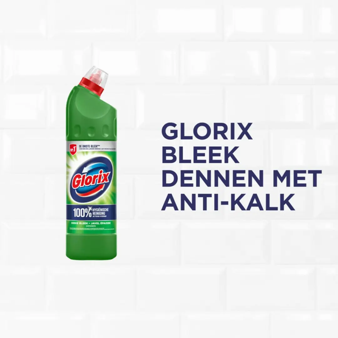 Glorix Bleek Dennen 750ml - Tegen Kalkaanslag & Bacteriën - afbeelding 3 van 6