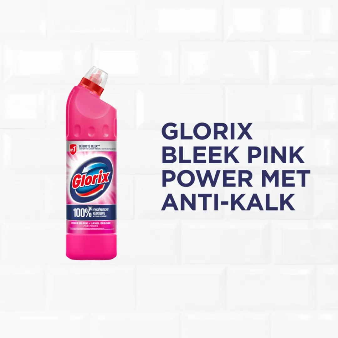 Glorix Bleek Pink Power 750ml - afbeelding 4 van 6
