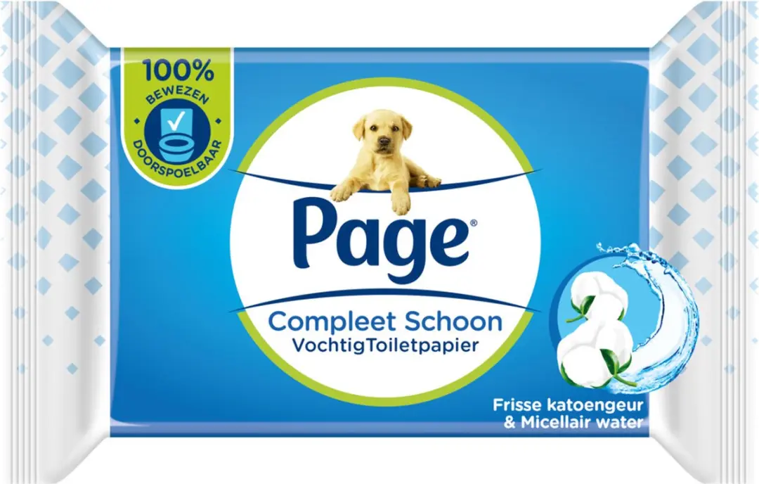 Page Compleet Schoon Vochtig Toiletpapier 38 Stuks - 350-400 Vellen - MPN 4585151 - afbeelding 6 van 6
