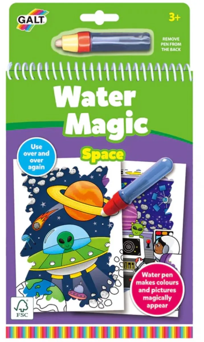Jumbo Water Magic Ruimte Kleurboek met water - Multicolor