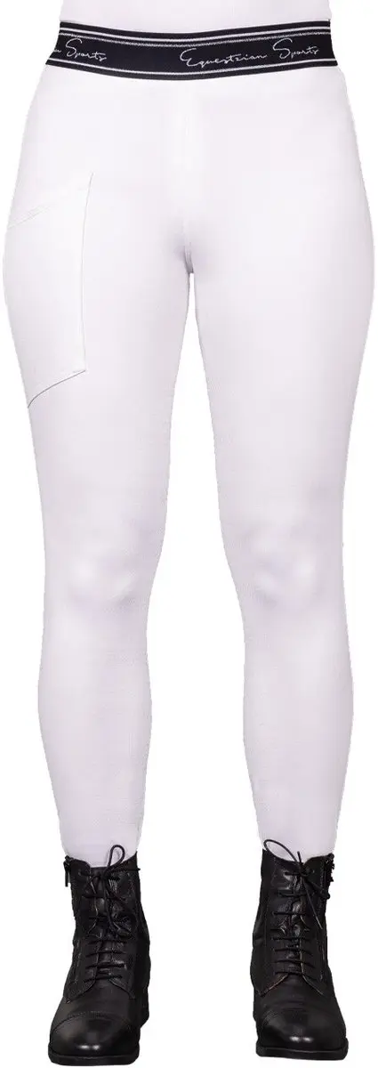 QHP RIJLEGGING EDEN COMPETITION FULLGRIP Wit