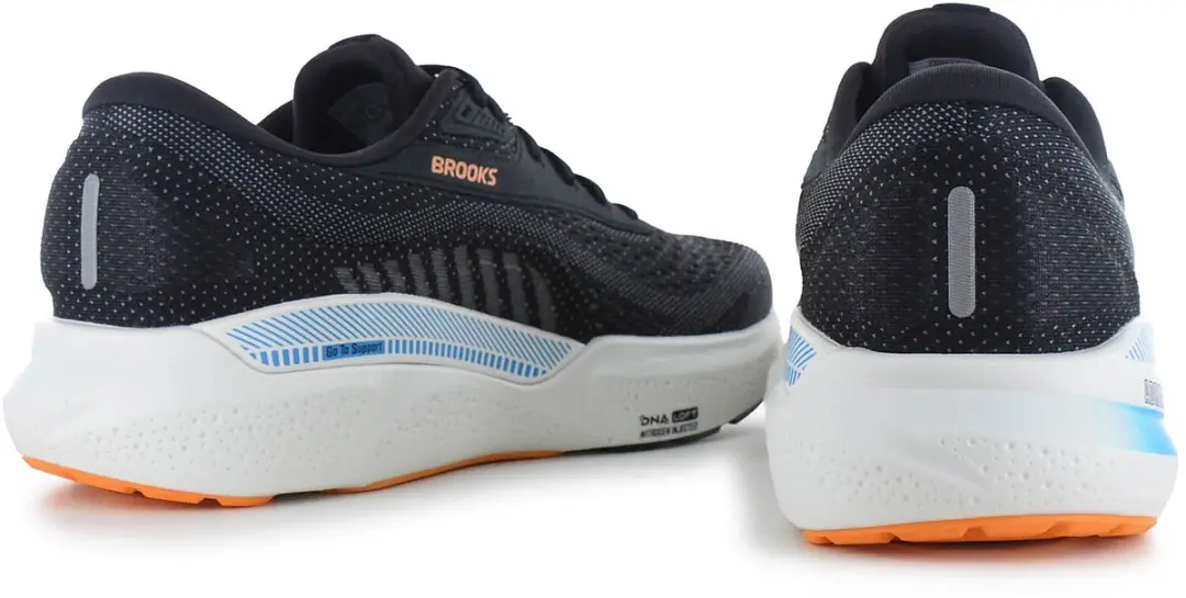 Brooks Adrenaline GTS 24 Heren Hardloopschoenen - 41 - Zwart/Blauw