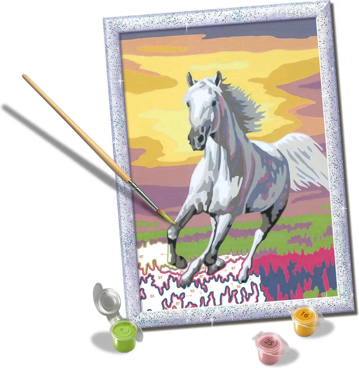 Ravensburger CreArt Horse at Sunset Schilderen op nummer - 15 Kleuren - Multicolor