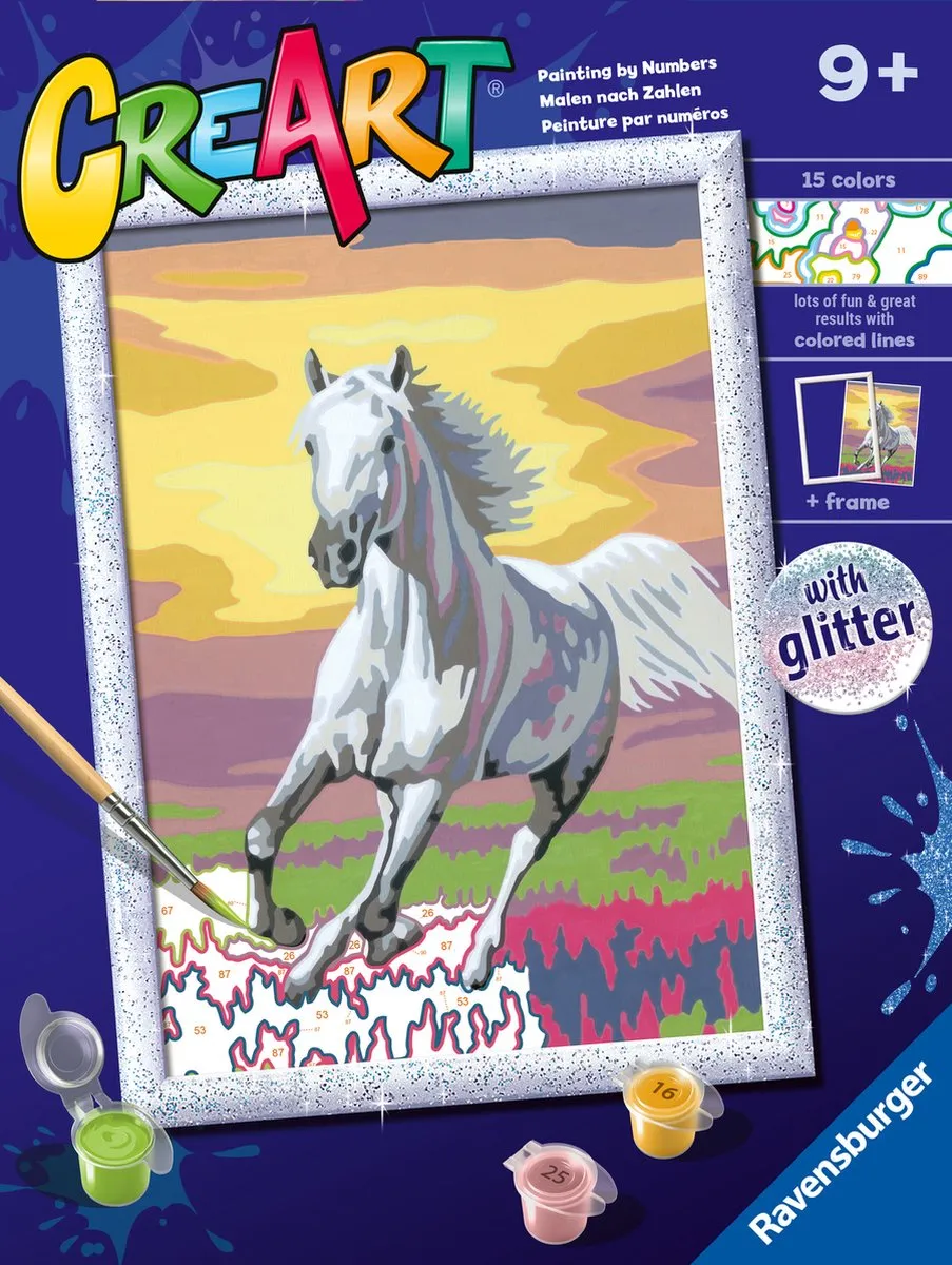 Ravensburger CreArt Horse at Sunset Schilderen op nummer
