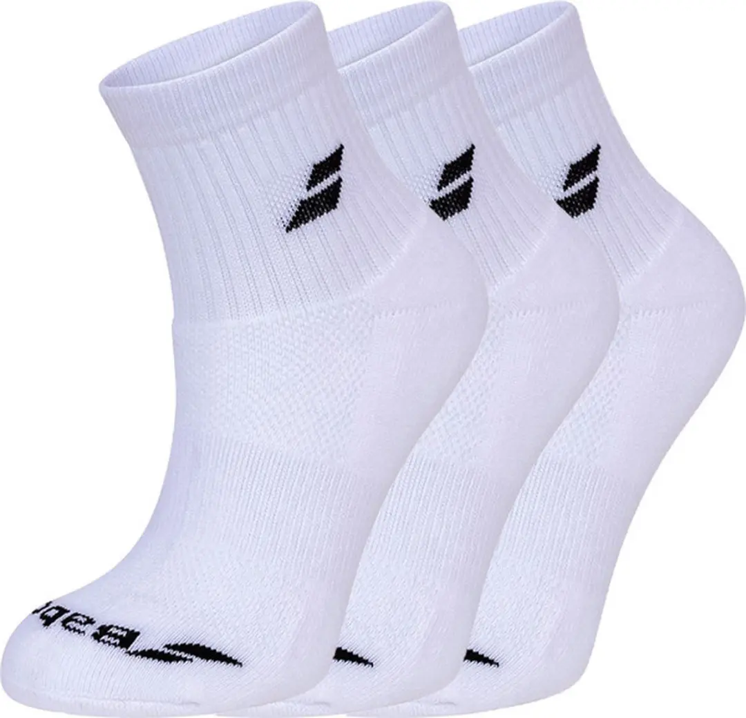 Babolat 3-pak sportsokken wit