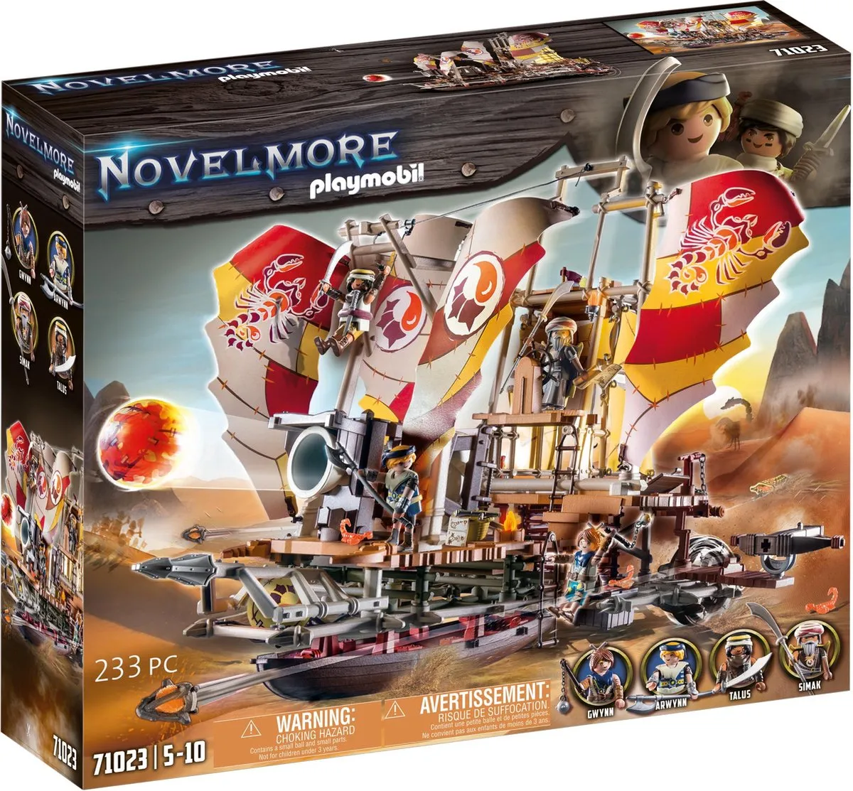Playmobil Novelmore Sal'ahari Sands Zandstormbrekers 71023