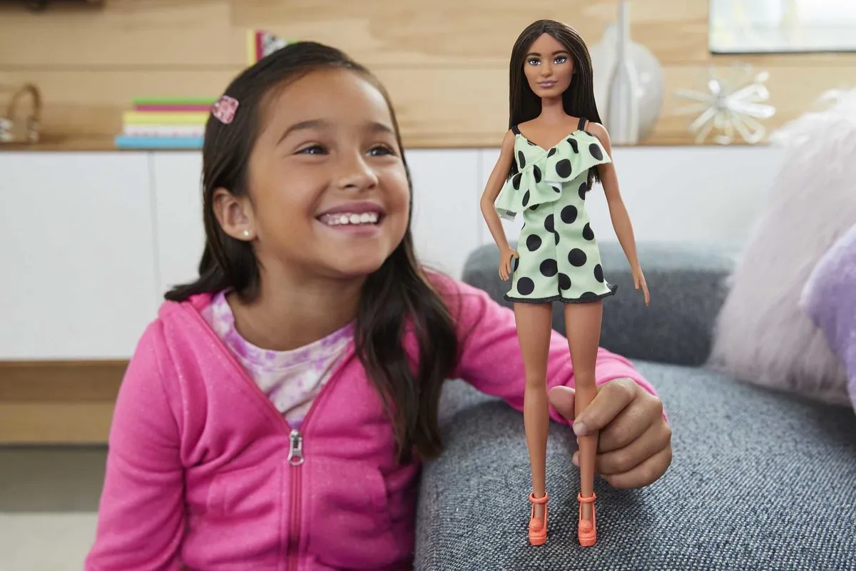 Barbie Fashionistas Modepop - Stippen Jumpsuit