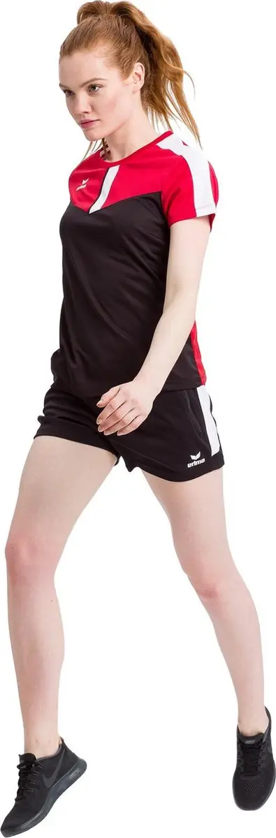 Erima Squad T-Shirt Dames - Rood - Maat 34 - afbeelding 6 van 6