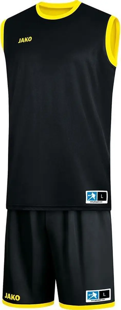 JAKO Change 2.0 Reversible Shirt Heren - Geel/Zwart M