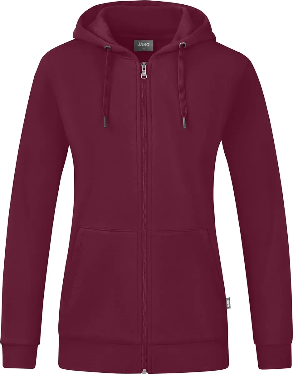 Jako Organic Jas Met Kap Dames - Kastanje 42