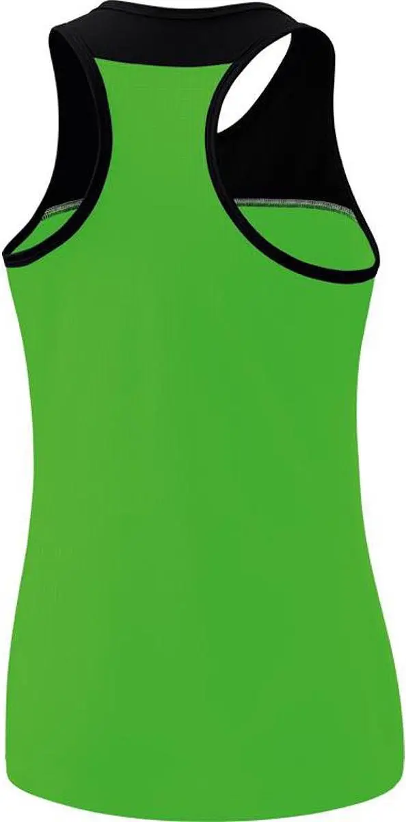 Erima Change Tanktop Dames - Groen/Zwart/Wit Maat 40