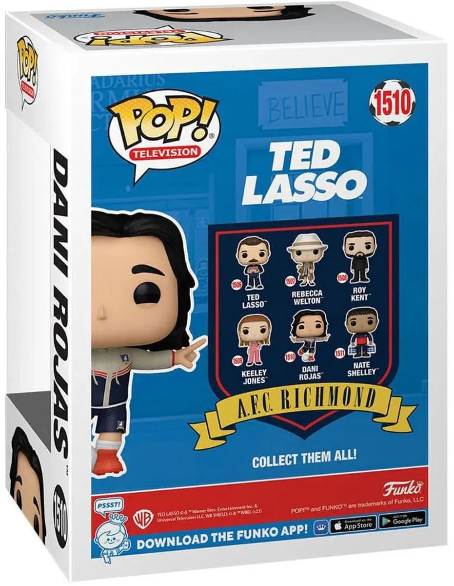 Funko Pop! Movies Ted Lasso Dani Rojas #1510 - Multi - afbeelding 2 van 6