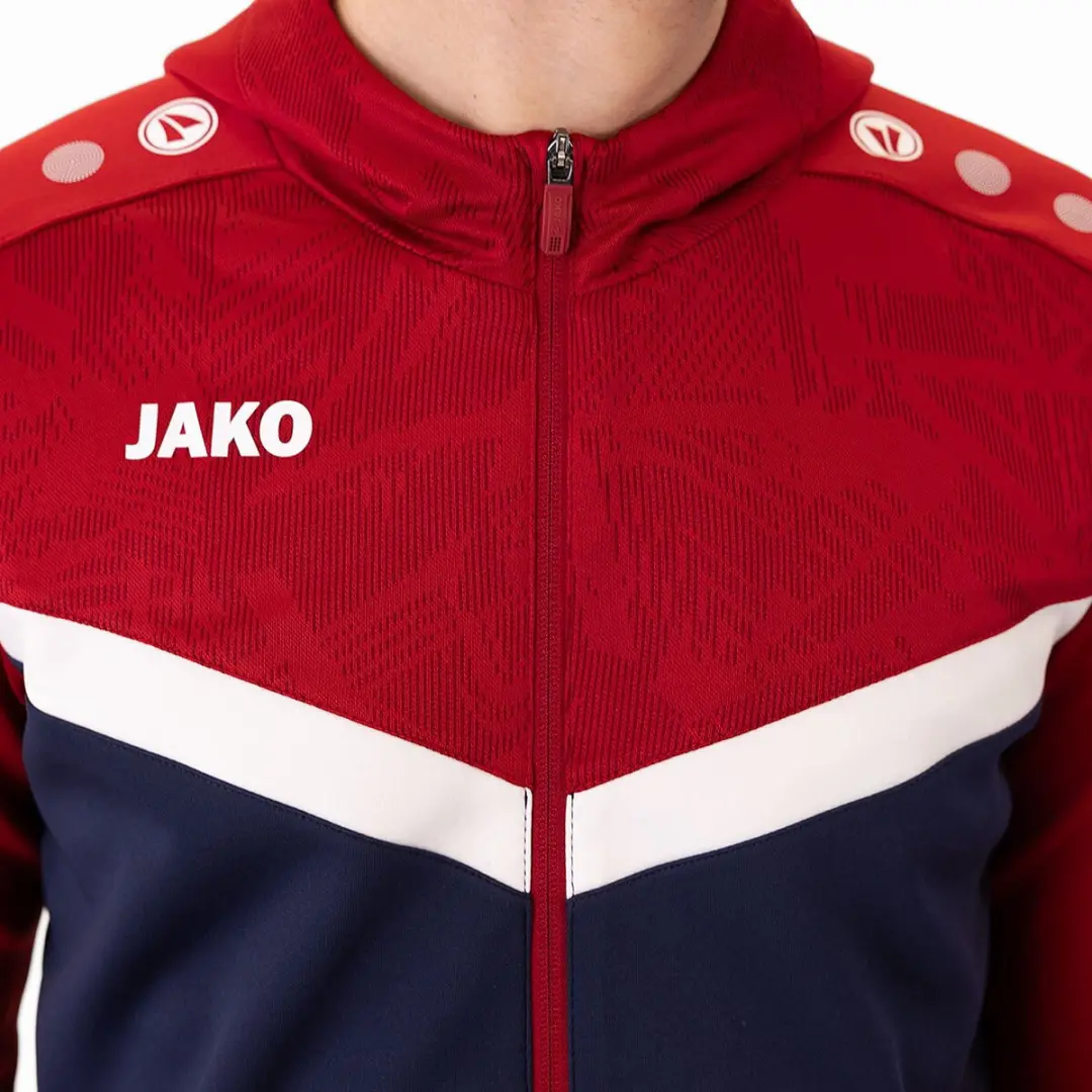 Jako Iconic Jas Met Kap Heren - Marine - Maat M