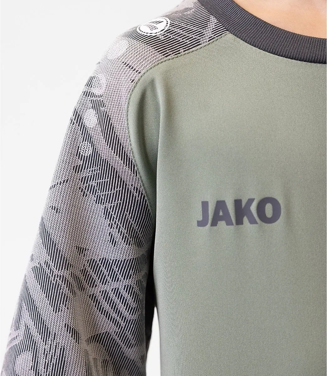 Jako Iconic Shirt Korte Mouw Kinderen 164 - Mintgroen/Zachtgrijs/Antra