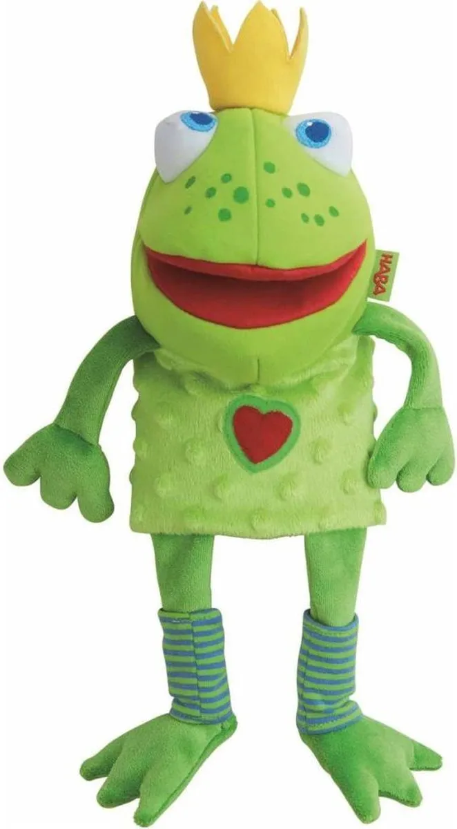 Haba Handpop Kikkerkoning 26cm