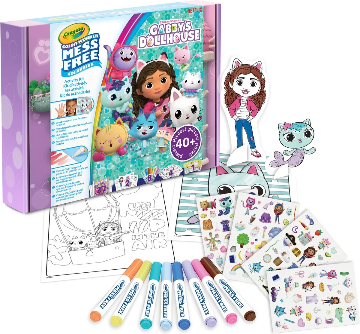 Crayola Color Wonder Gabby's Poppenhuis Vlekvrije Cadeauset