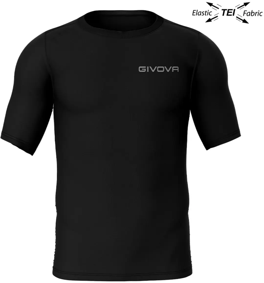 Heren sport-T-shirt Givova Corpus 2 Zwart