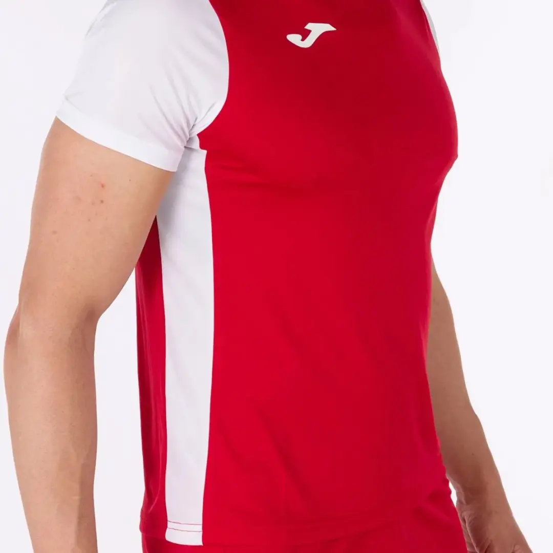Joma Record II T-shirt M - Rood/Wit