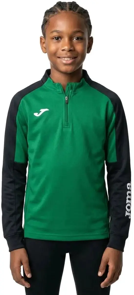 Joma Eco Championship Sweatshirt - 12-14 jaar - Groen/Zwart