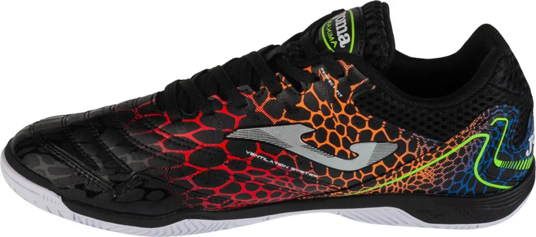 Joma Maxima In Zaalschoenen MAXW2431IN - 45 - Zwart/Rood - afbeelding 2 van 4
