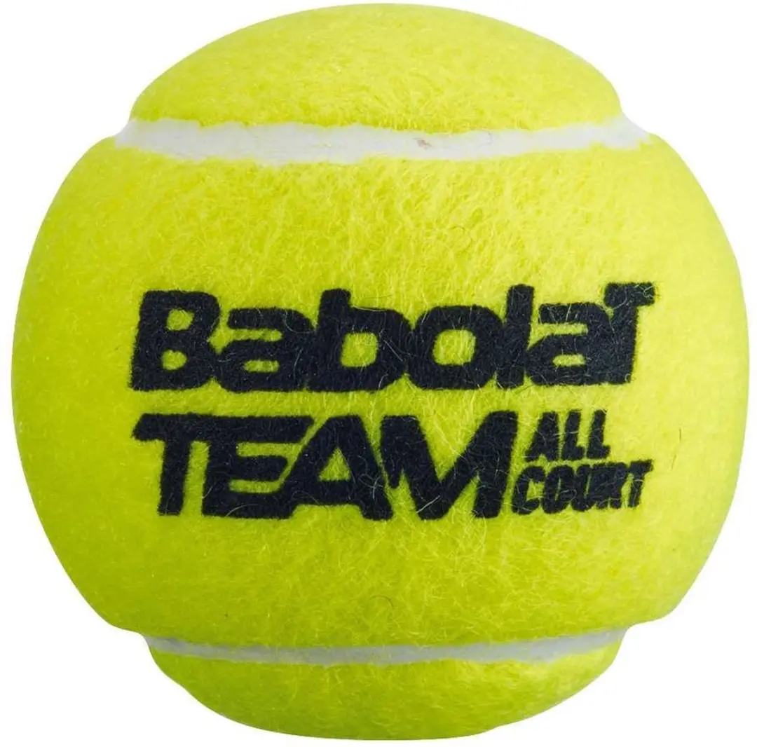 Babolat Team All Court Tennisballen - 4 Stuks - Geel - afbeelding 2 van 3