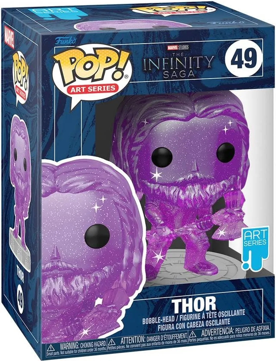 Funko Pop! Thor Infinity Saga Artist Series FAC-053571-21224 - Bonte kleuren - afbeelding 3 van 6