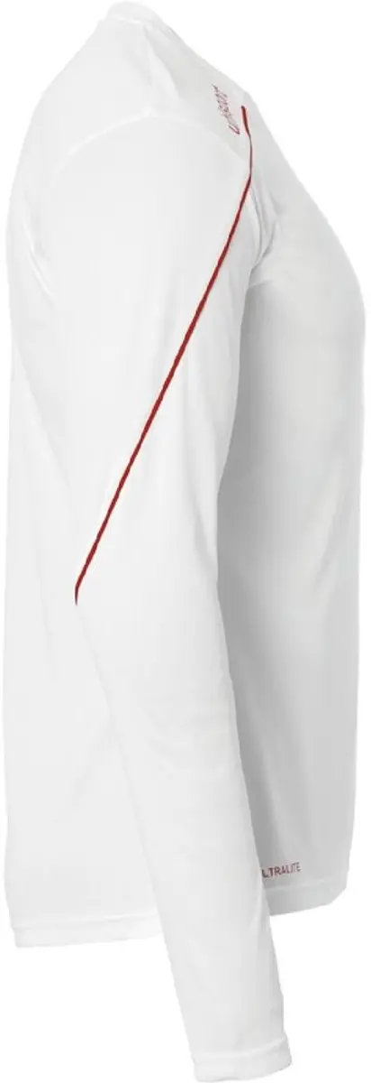 Uhlsport Stream 22 Voetbalshirt Lange Mouw Kinderen 164 - Wit/Rood