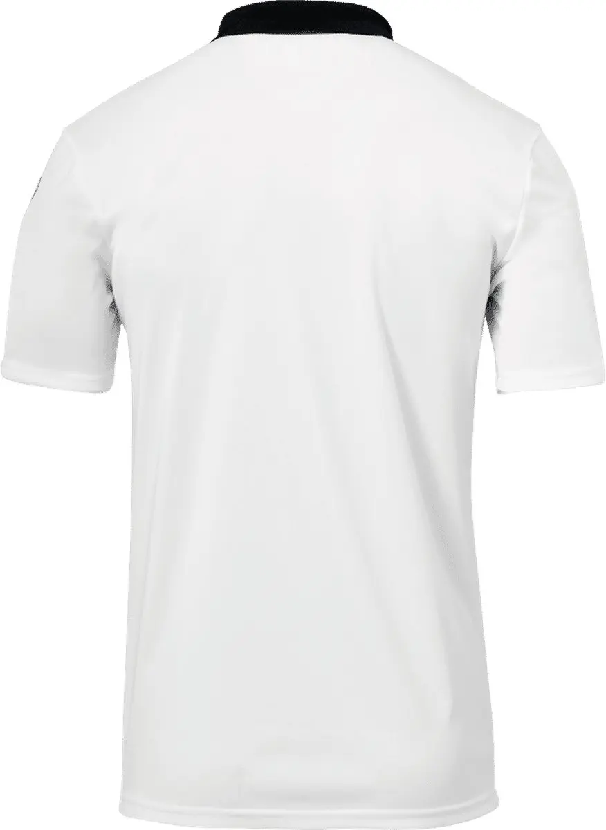Uhlsport Offense 23 Polo Heren - S - Wit/Zwart/Antraciet