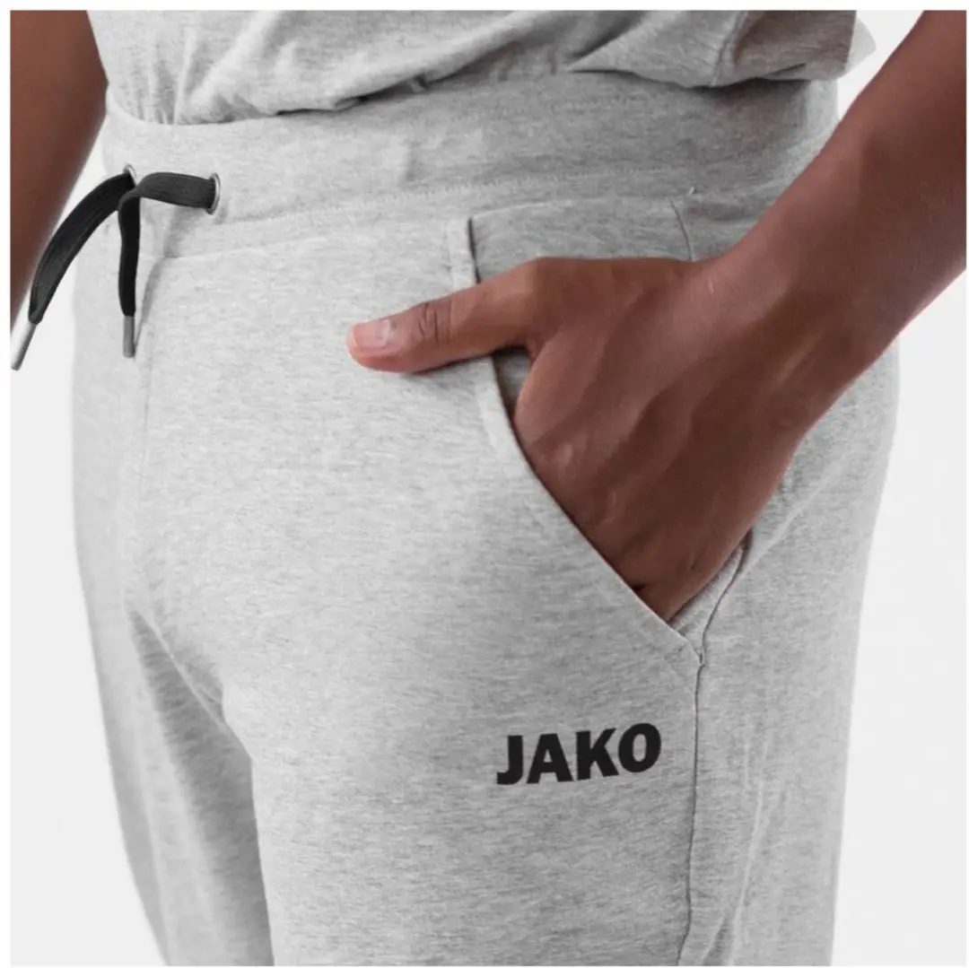 Jako Base Joggingbroek Heren XXL - Lichtgrijs Gemêleerd