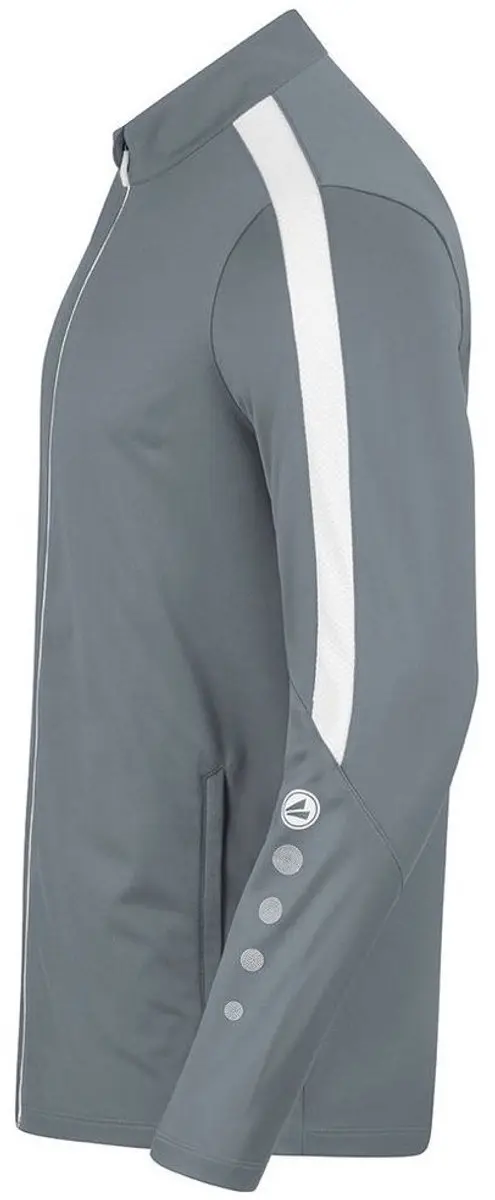Jako Power Polyestervest Kinderen 164 - Steengrijs