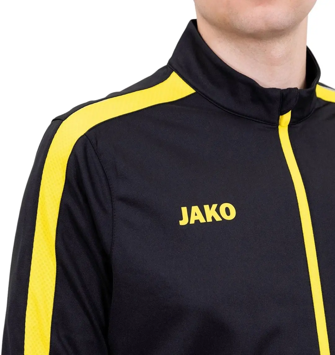 JAKO Power Trainingsjack Heren M - Zwart/Geel