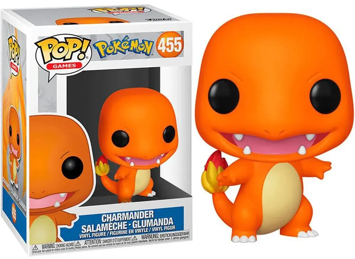 Funko Pop Pokémon Charmander #455 - 9,5 cm