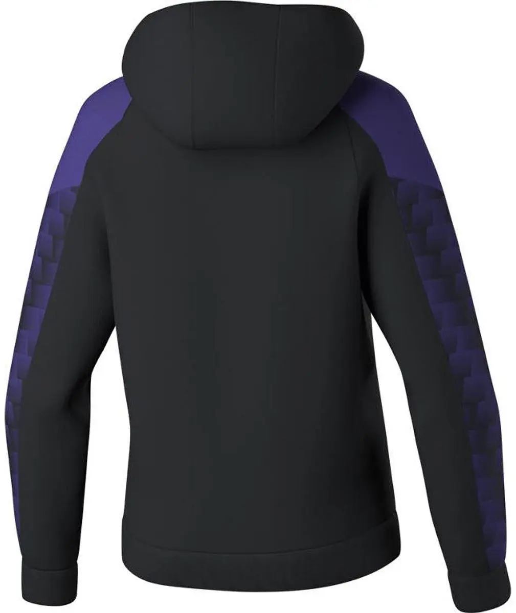Erima Evo Star Sweatshirt Dames - Zwart/Paars - Maat 36