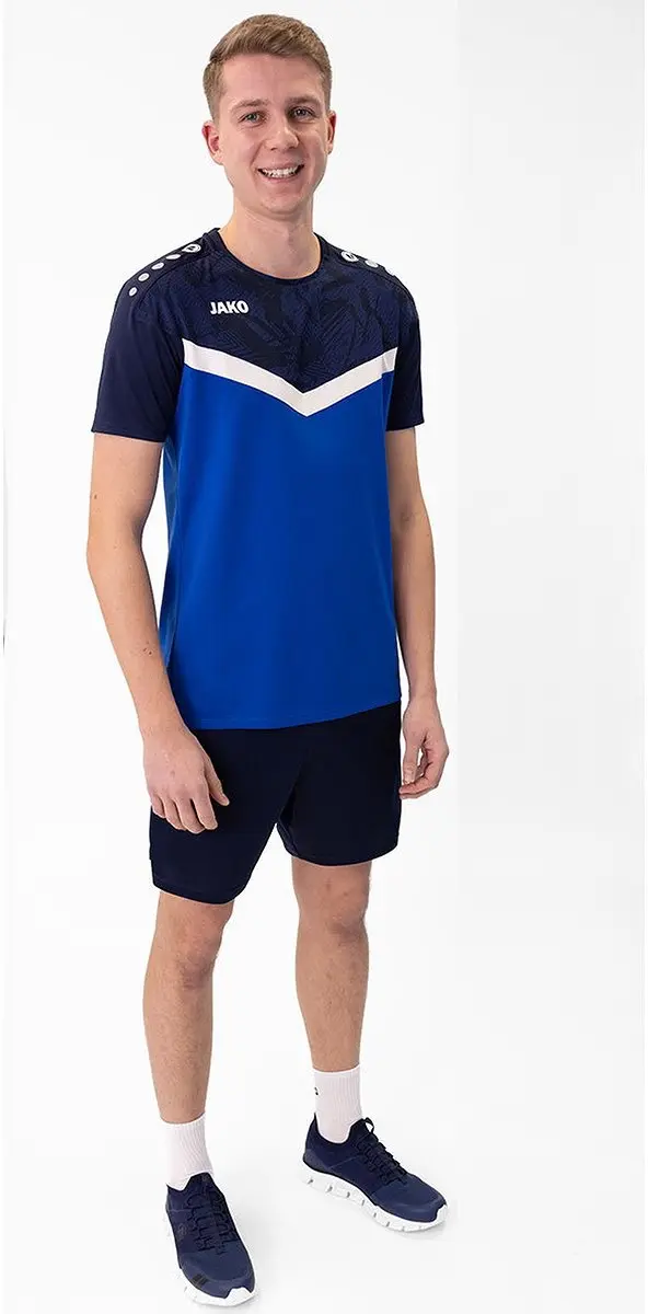 JAKO Iconic T-Shirt Heren Royal - 4XL