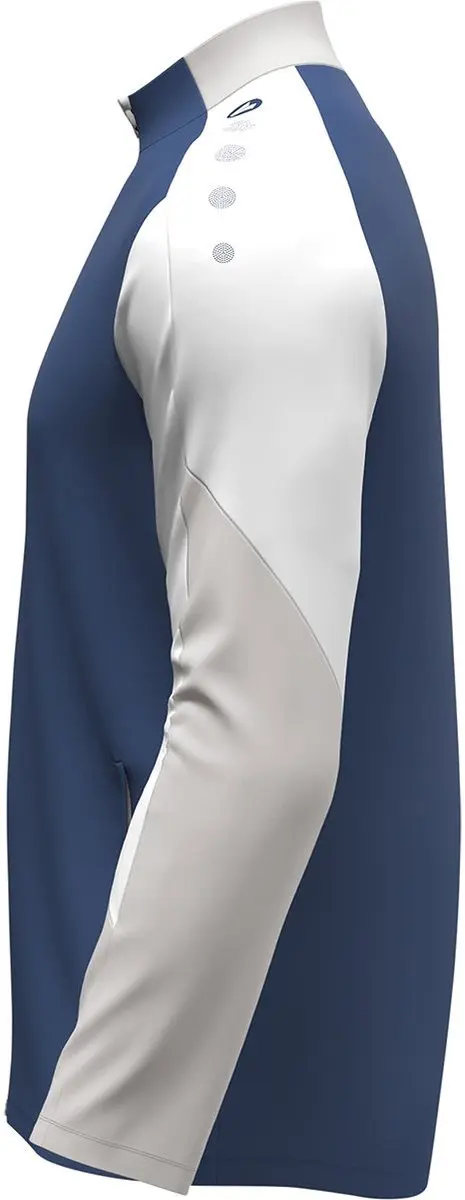 Jako Dynamic Polyestervest Dames XL - Nachtblauw/Wit/Lichtgrijs