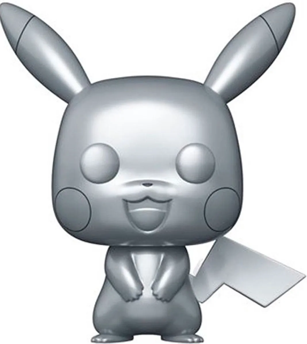 Funko Pikachu Silver Metallic Pop! Pokémon Figuur 25cm