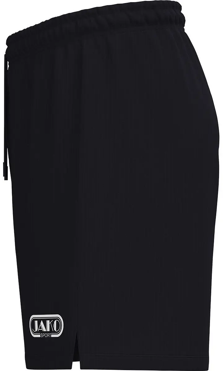 Jako Retro Short Heren - Zwart S