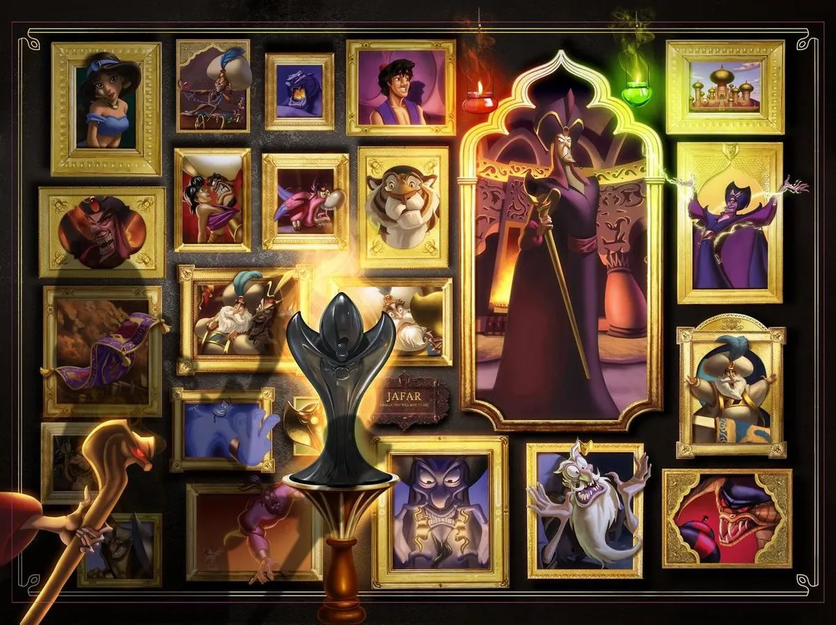 Ravensburger Disney Villainous Jafar Legpuzzel 1000 Stuks - afbeelding 6 van 6