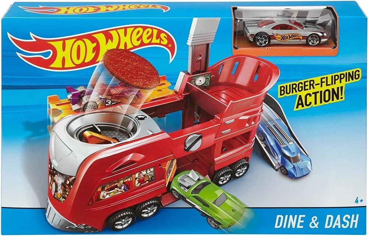 Mattel Hot Wheels Restaurant Dine & Dash FJN39 - Baanuitbreiding
