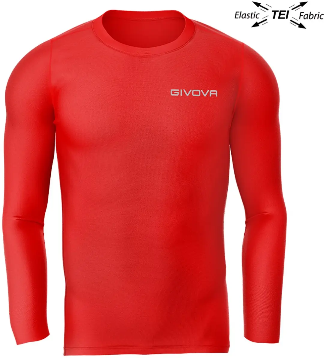 Functioneel T-shirt Givova Corpus 3 Maglia Intima Elastica Groen