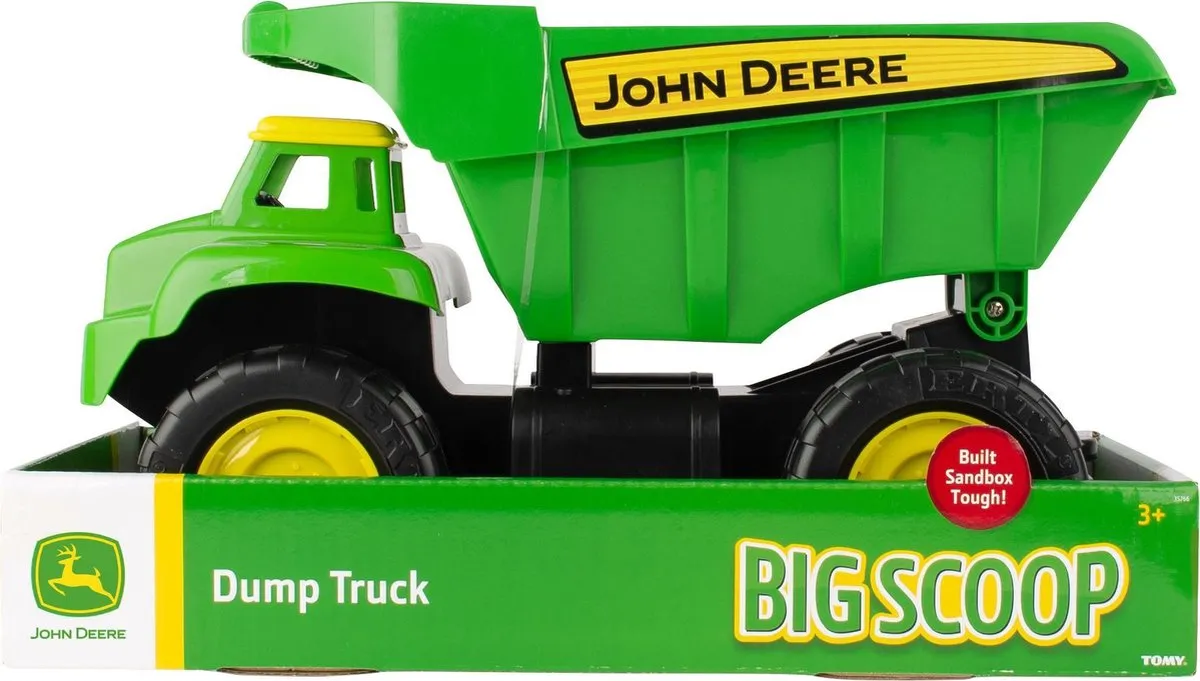 Tomy Big Scoop Kiepwagen John Deere - Groen