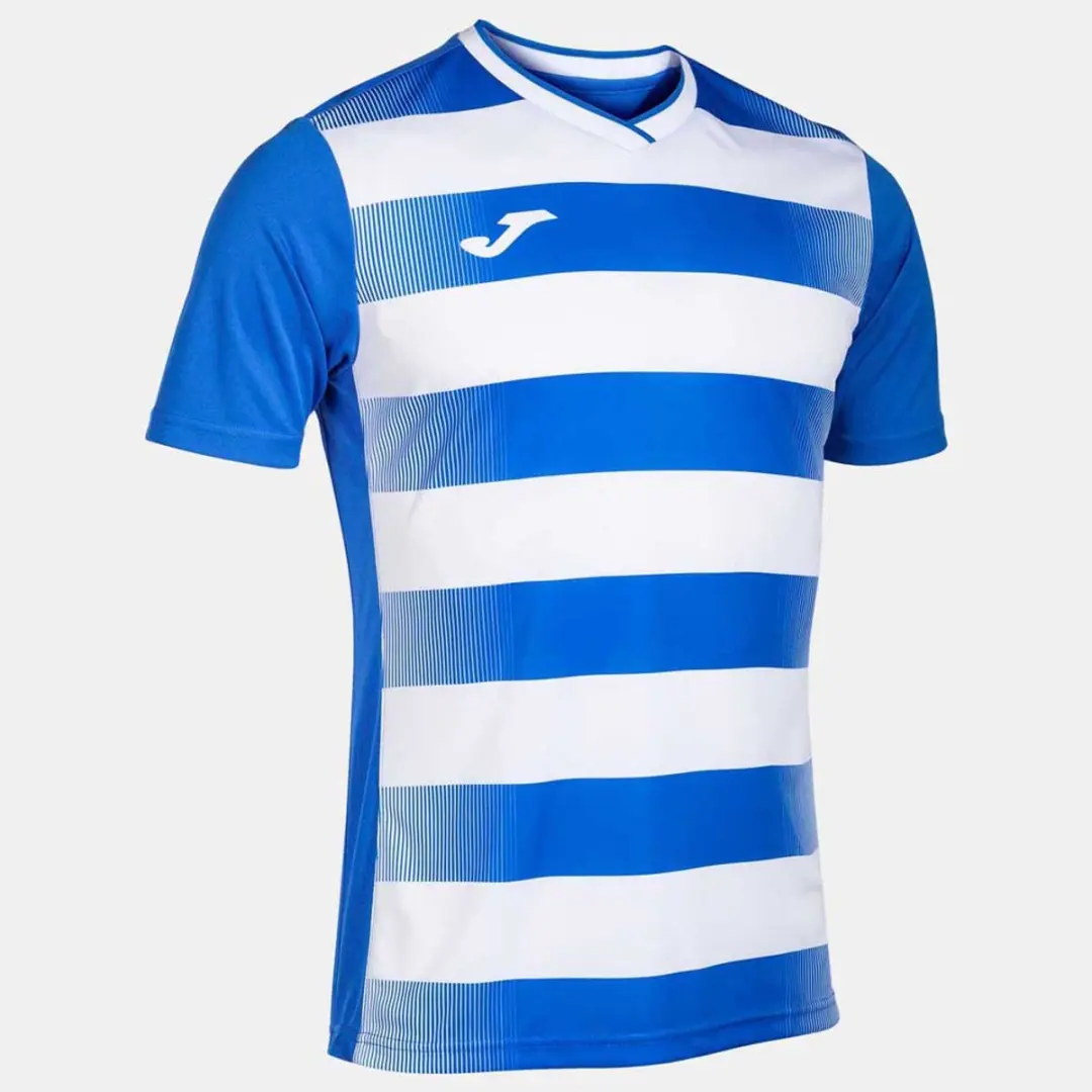 Joma Europa V T-shirt - XL - Royal/White
