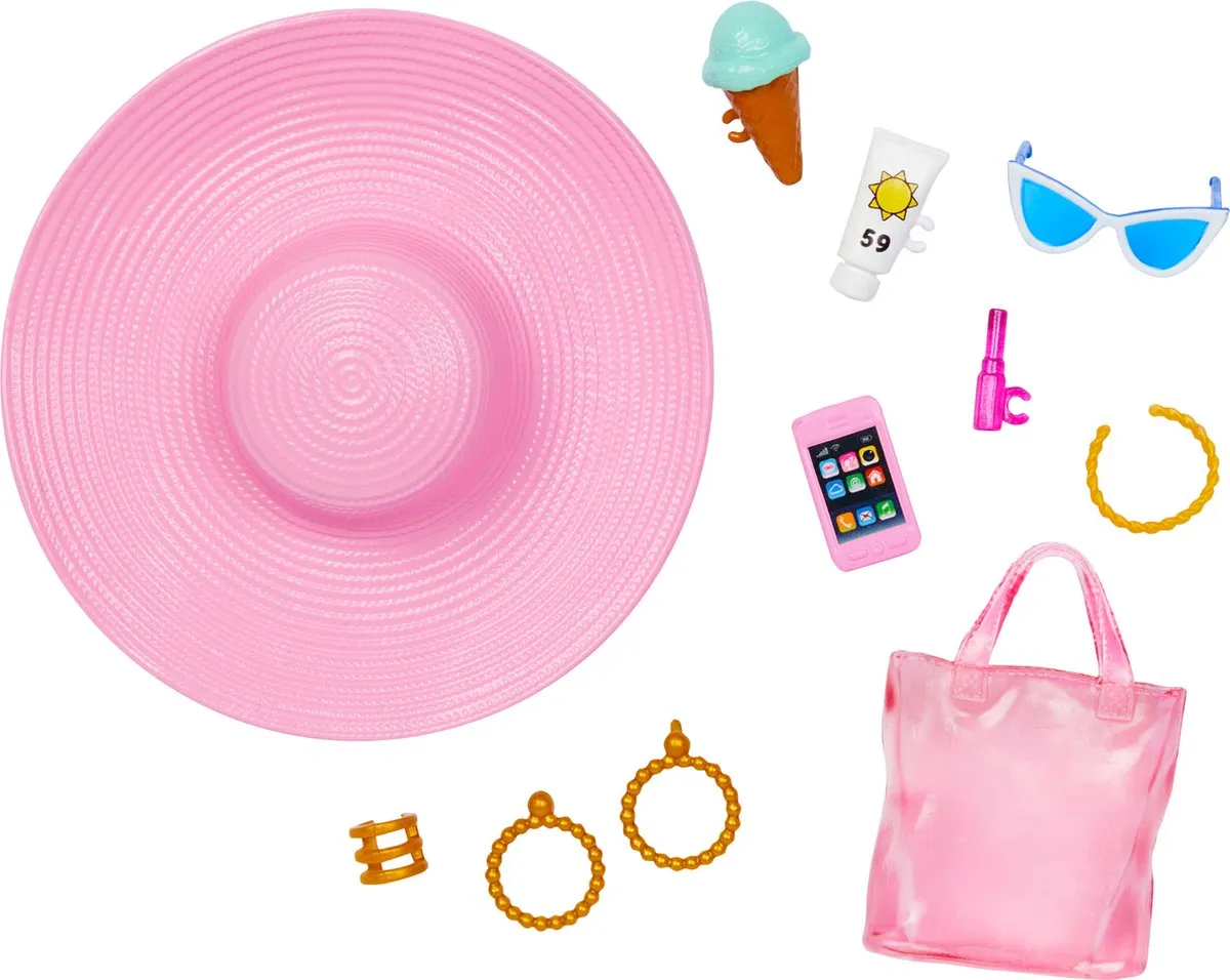 Barbie Malibu Badpak Zonnehoed - HPL73 - Multikleur - afbeelding 6 van 6